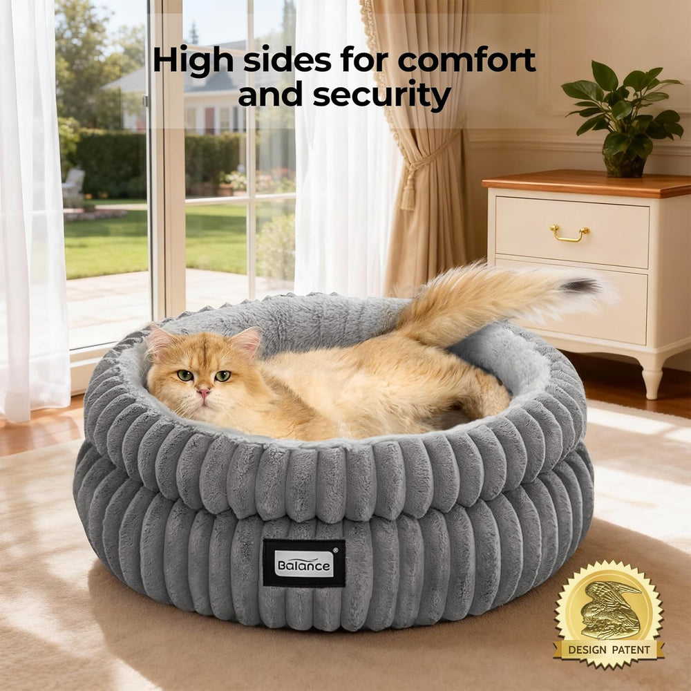 Ultra-Soft Plush Cat Bed