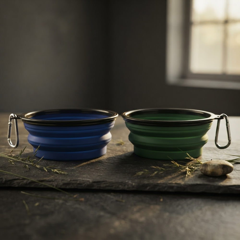 2-Pack Collapsible Dog Bowls