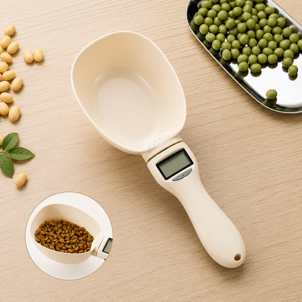 Digital Pet Food Measuring Scoop with LED Display