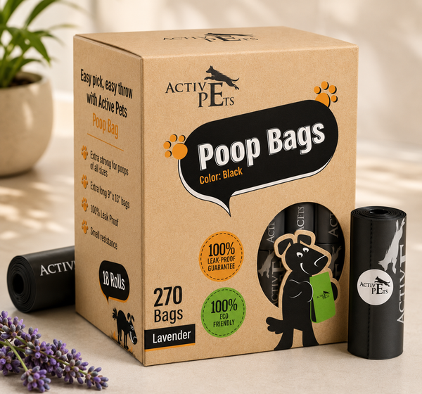 Extra-Thick Lavender Scented Dog Waste Bags