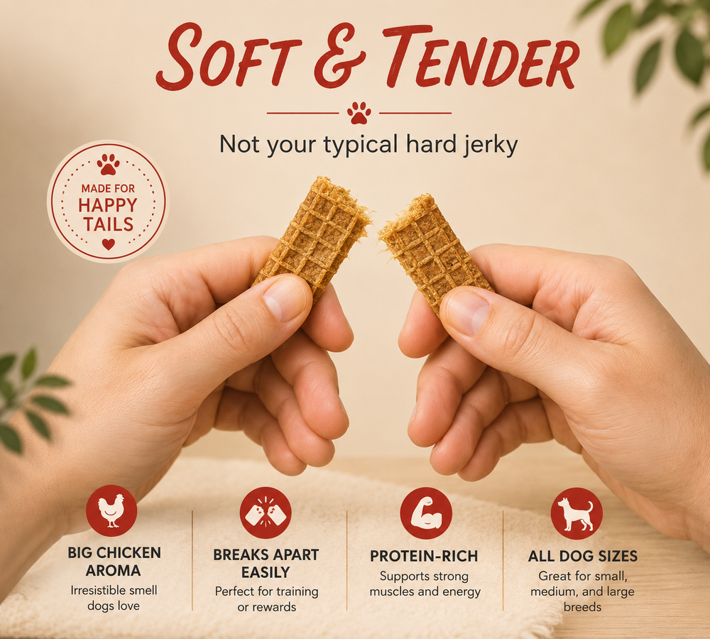 Premium Chicken Jerky Dog Treats - 3 lb. Bag