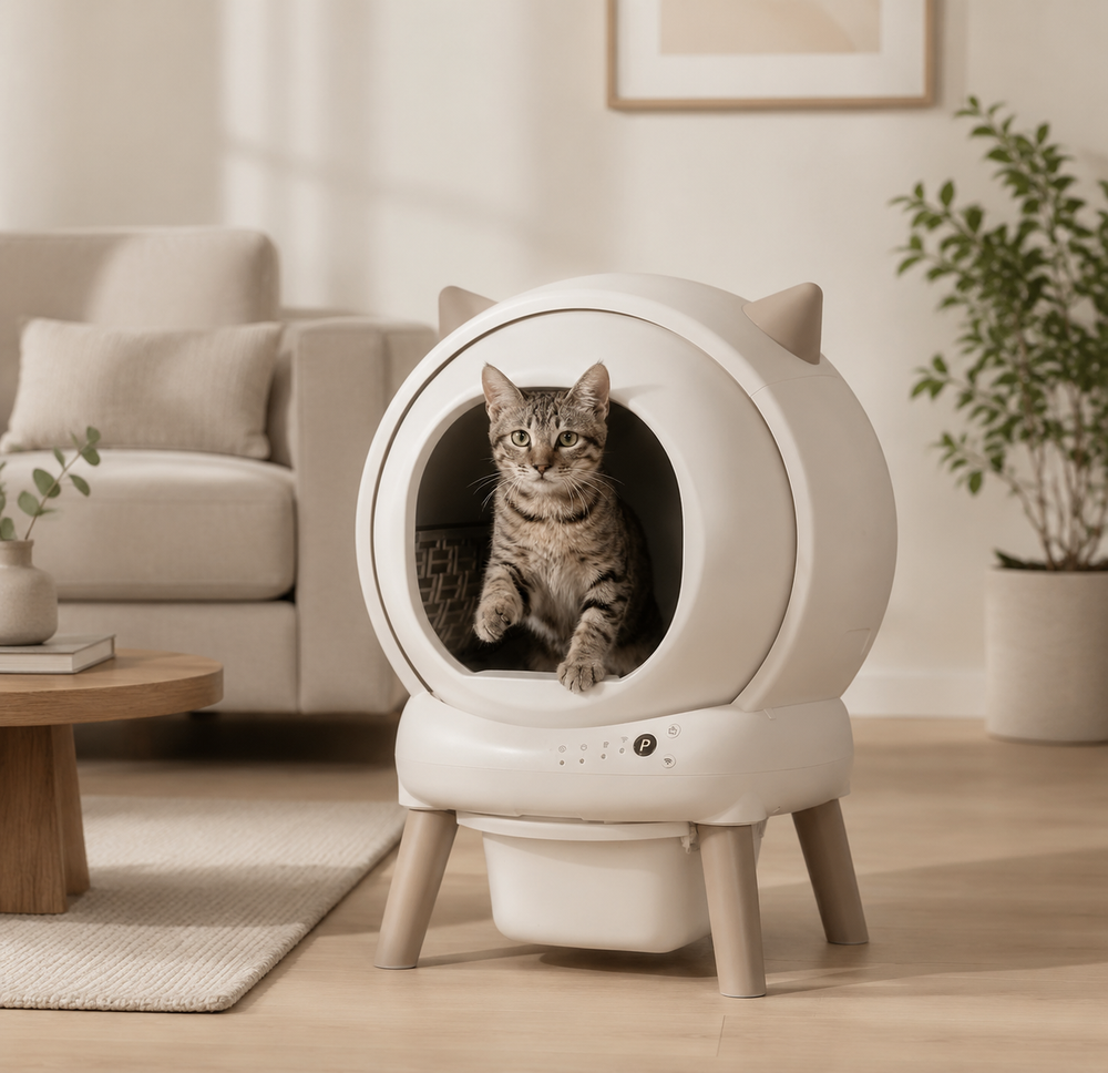 Smart Self-Cleaning Cat Litter Box