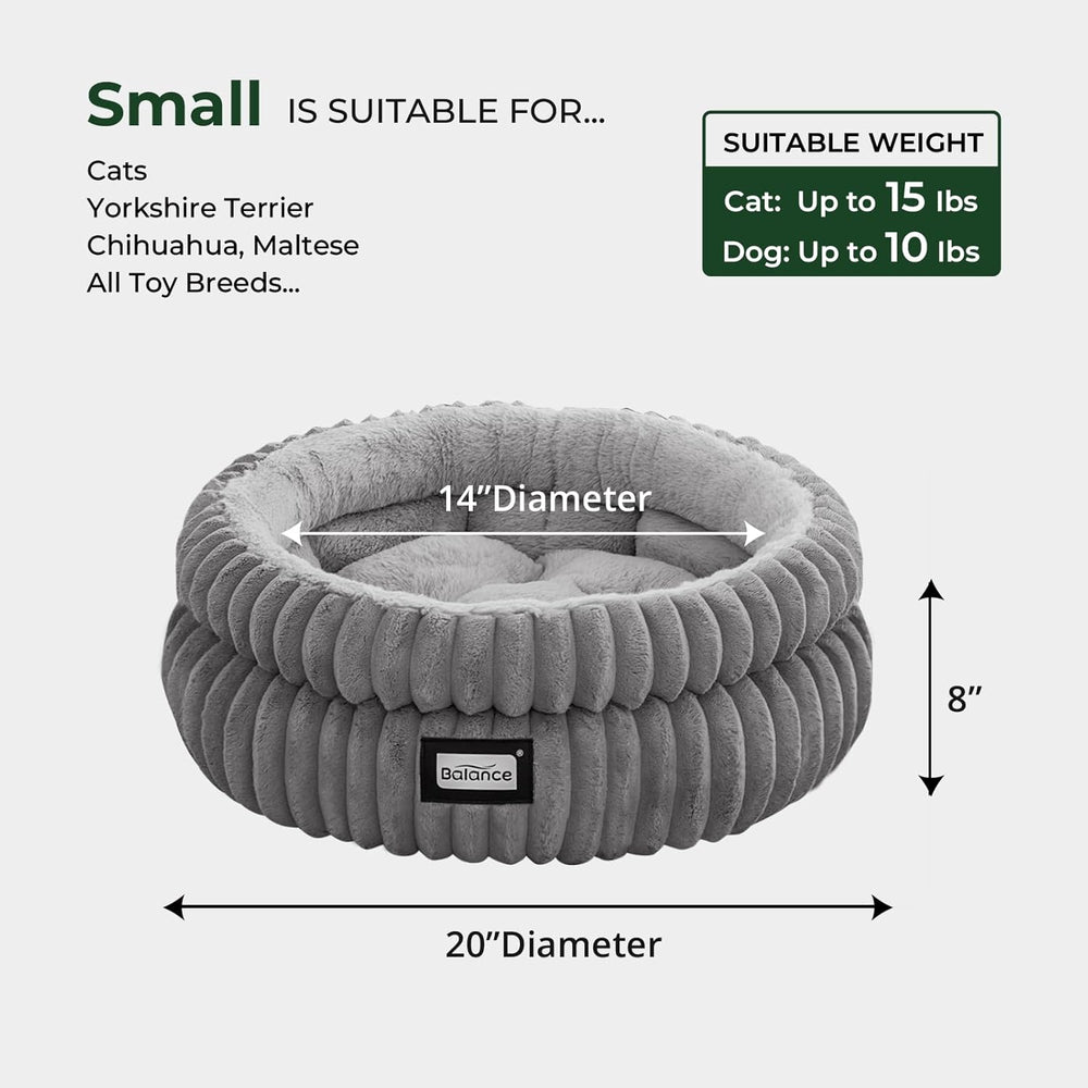 Ultra-Soft Plush Cat Bed