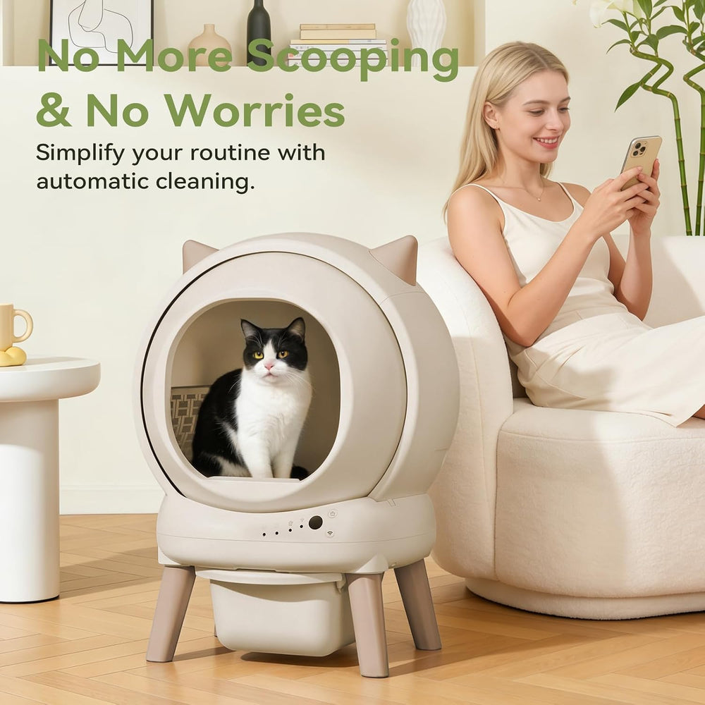 Smart Self-Cleaning Cat Litter Box