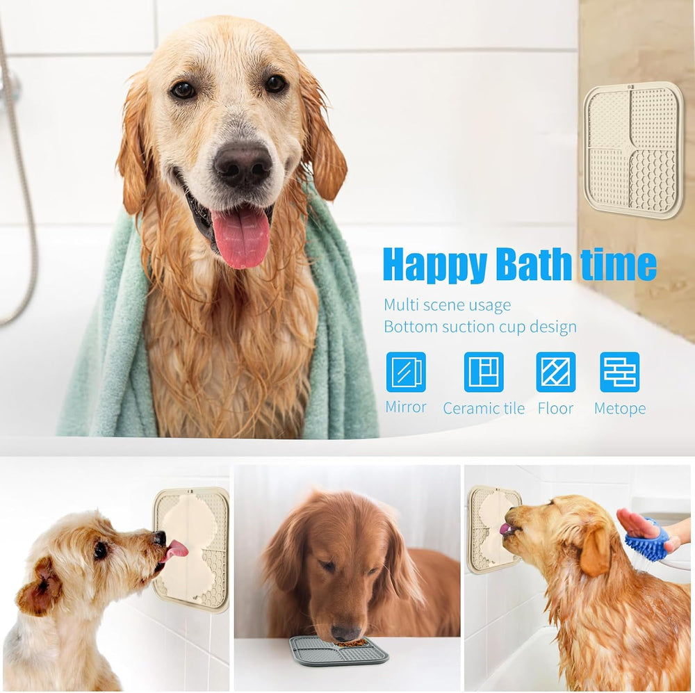 2-Pack Lick Mats for Dogs & Cats