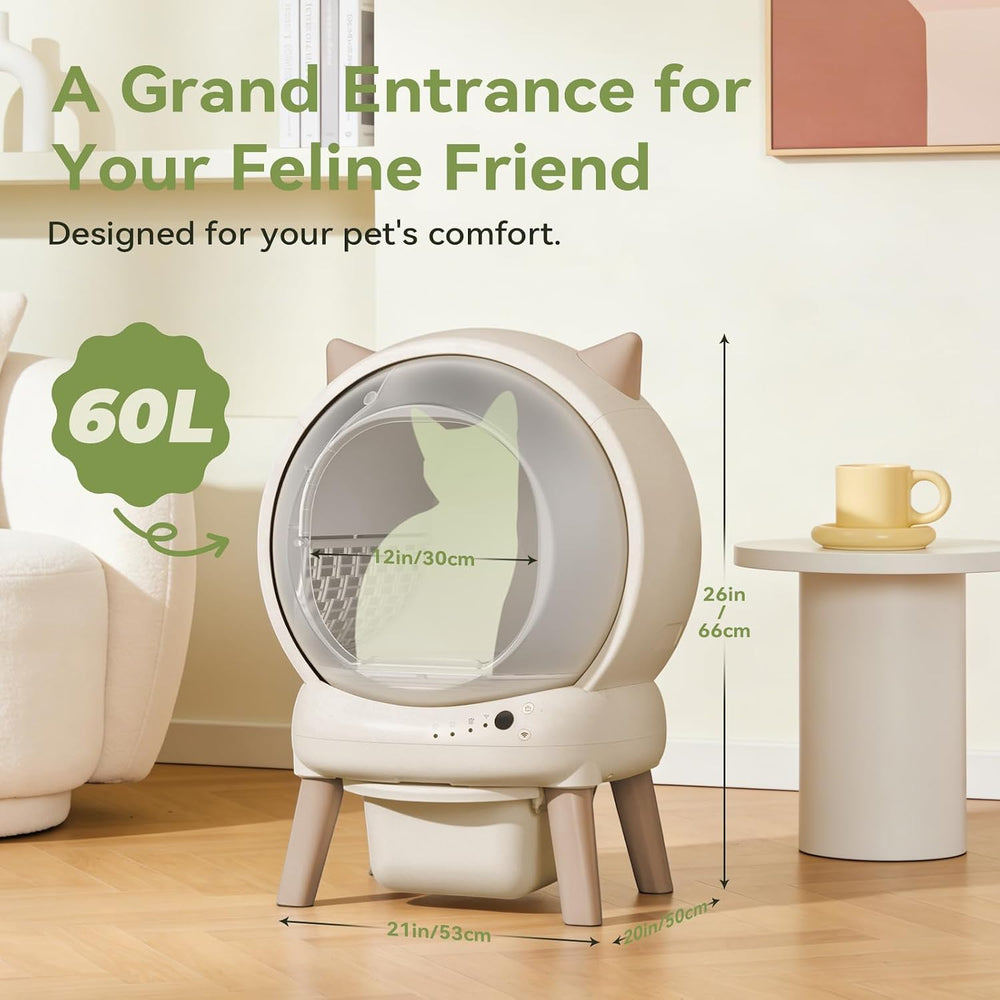 Smart Self-Cleaning Cat Litter Box