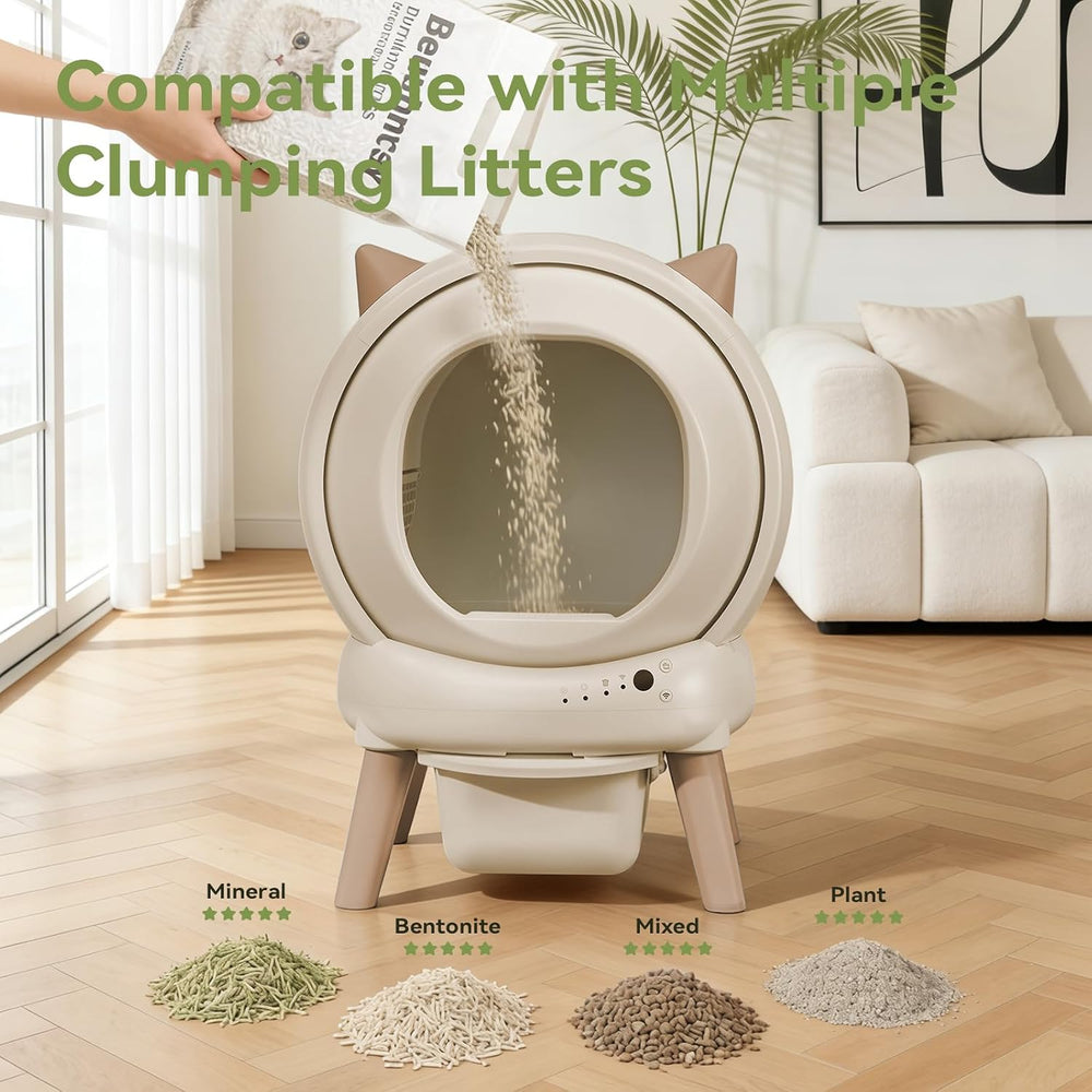 Smart Self-Cleaning Cat Litter Box