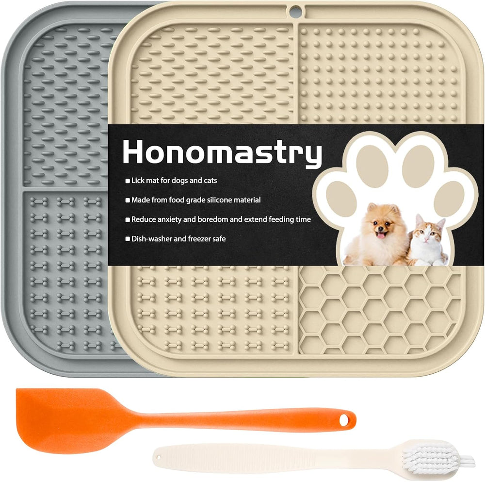 2-Pack Lick Mats for Dogs & Cats