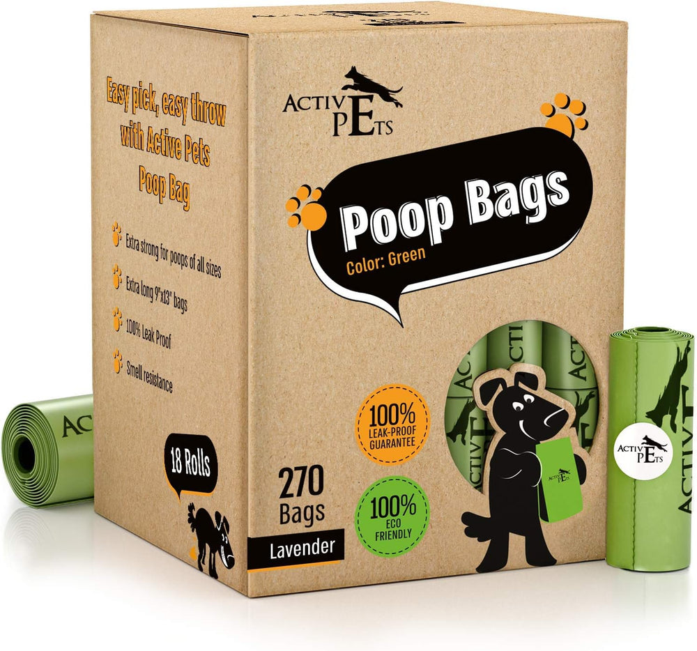 Extra-Thick Lavender Scented Dog Waste Bags