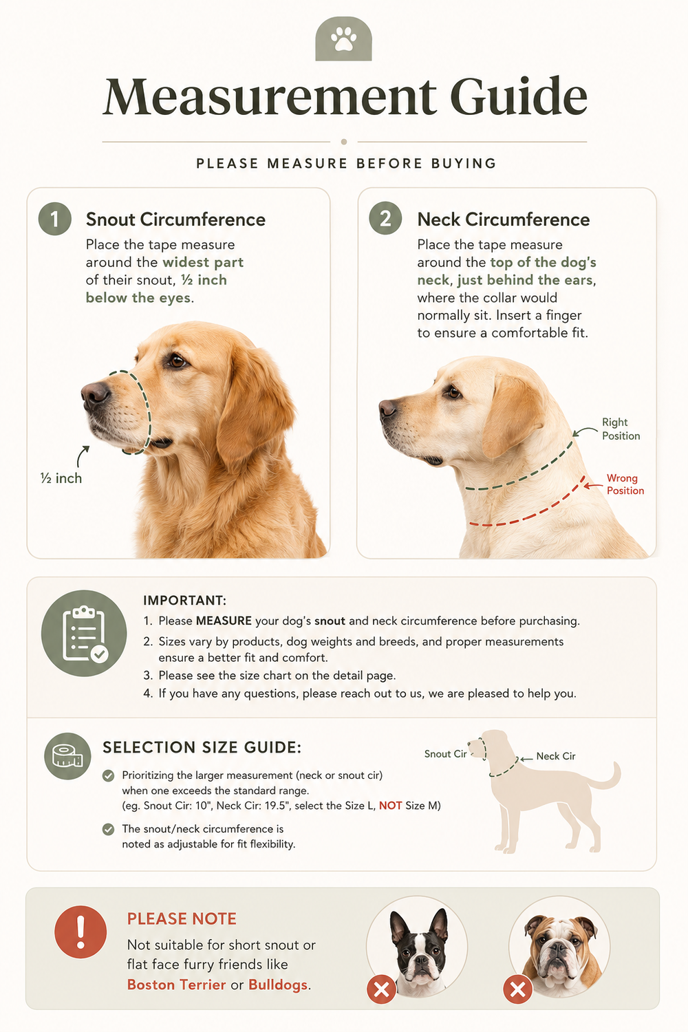 Soft No-Pull Dog Head Collar