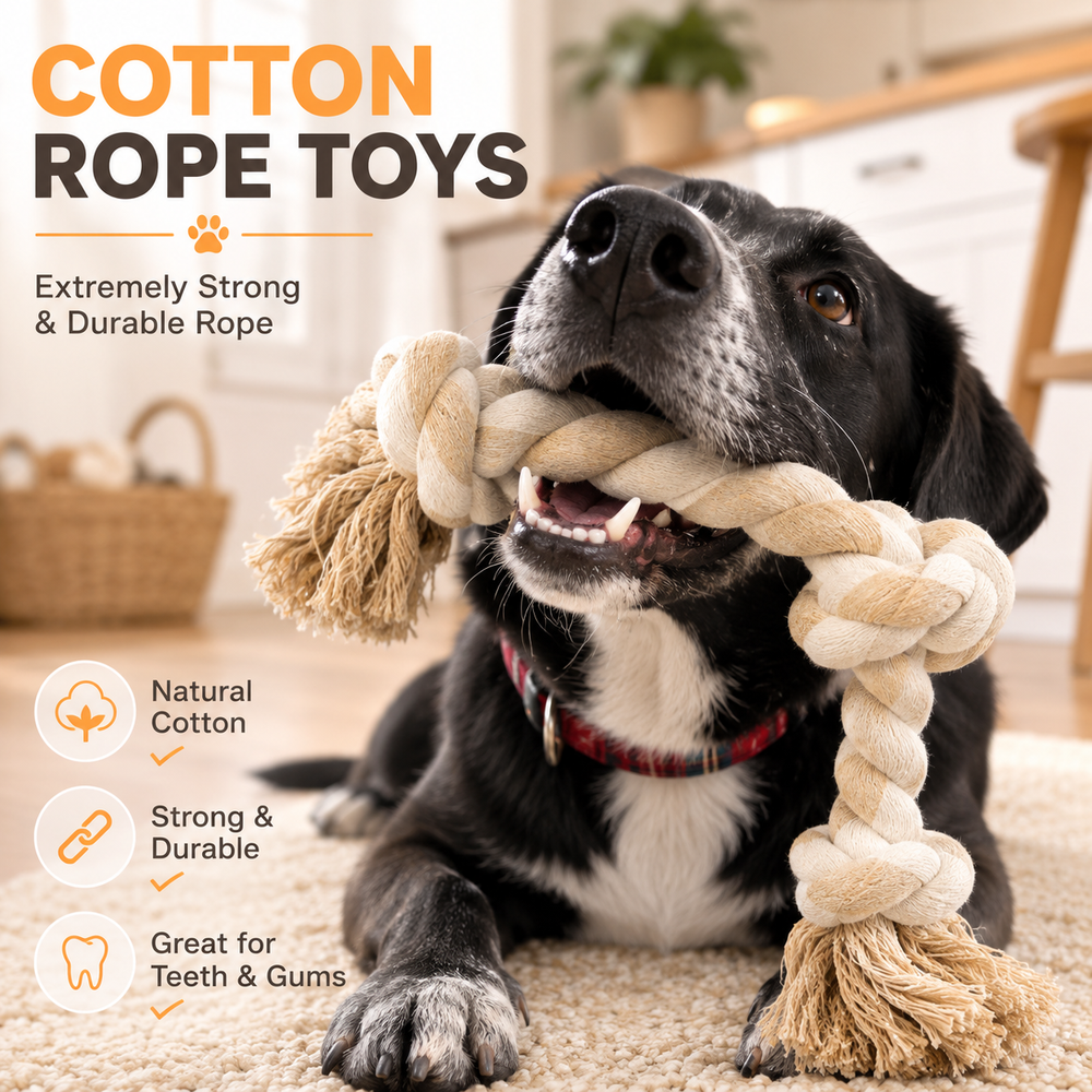 Heavy-Duty Dog Rope Toy