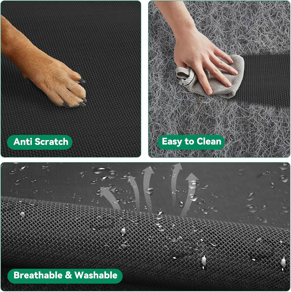 Elevated cooling dog bed cot with breathable mesh and anti-slip feet