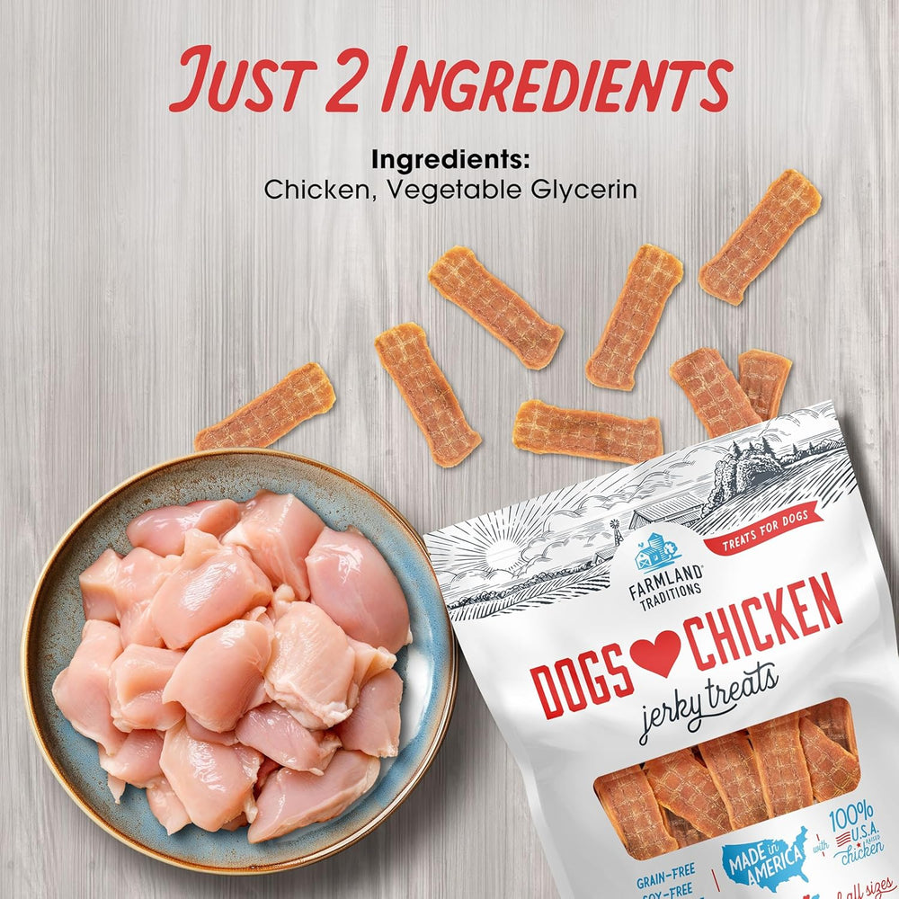 Premium Chicken Jerky Dog Treats - 3 lb. Bag