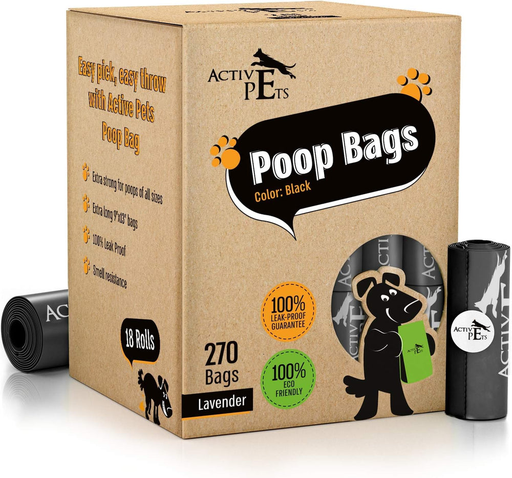 Extra-Thick Lavender Scented Dog Waste Bags