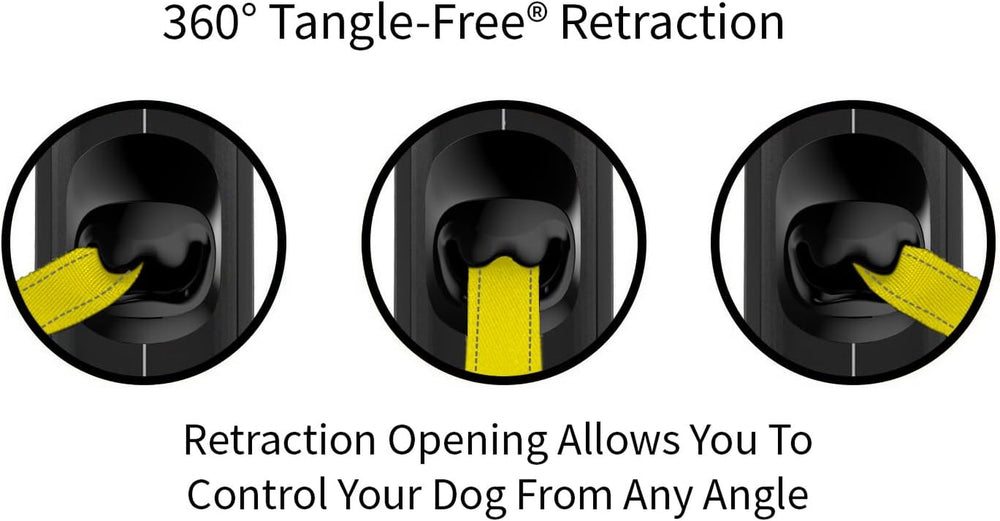 360° Tangle-Free Retractable Dog Leash